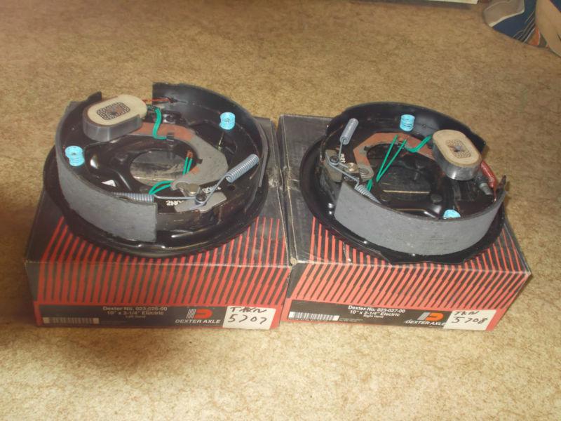 Dexter electric 10 in. by 2 and a 1/4 in. electric brakes right and left hands