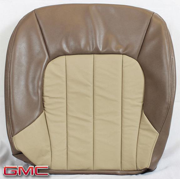 04 05 gmc envoy xuv slt 4x4 2wd v8 v6 *driver bottom leather seat cover tan