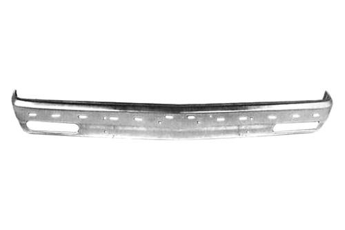 Replace gm1002140v - chevy s-10 front bumper face bar w pad holes oe style