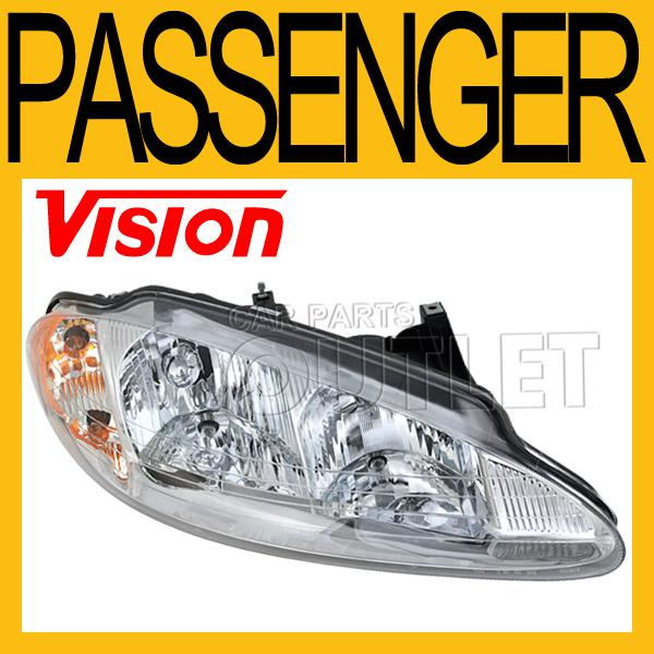 02-04 dodge intrepid head lamp light assembly passenger side right replacement r