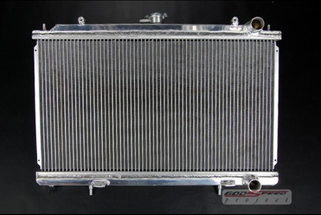 Gsp 95-98 nissan 240sx s14 ka24 ka24de dual cam racing cooling aluminum radiator