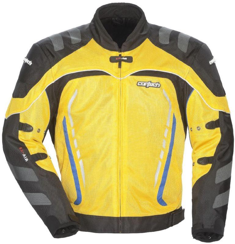 Cortech gx sport air series 3 yellow xs textile motorcycle riding jacket