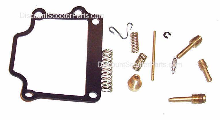 Carburator parts kit for d1e41qmb-2 & tb50 2 stroke engine - fast free shipping
