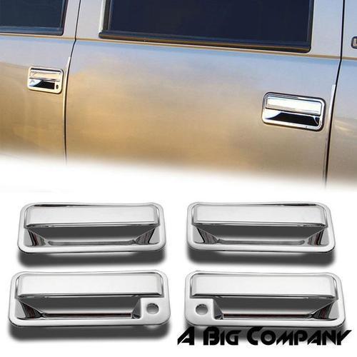 For chevy suburban tahoe gmc yukon 1992-1999 chrome door handle cover trim cap
