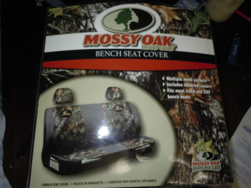 Mossy oak bench seat cover - new