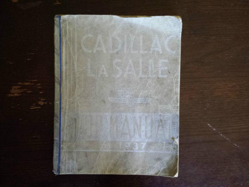 1937 cadillac lasalle shop manual