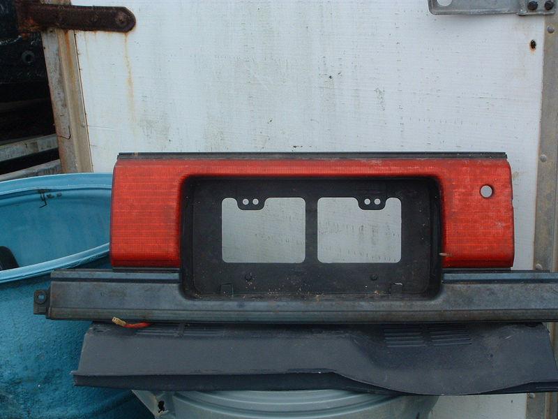 1990 toyota supra rear  tag license plate housing