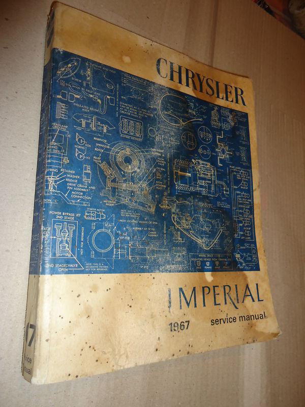 1967chrysler  imperial   service manual