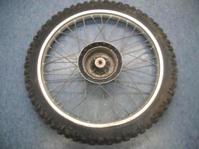 Front wheel rim tire hub 1983 honda cr480 cr480r cr 480 r 83