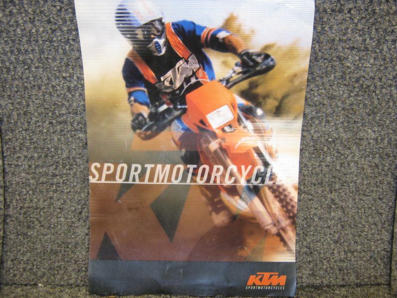Ktm sportmotorcycle welcome to the ktm family brochure oem racing rare k t m 
