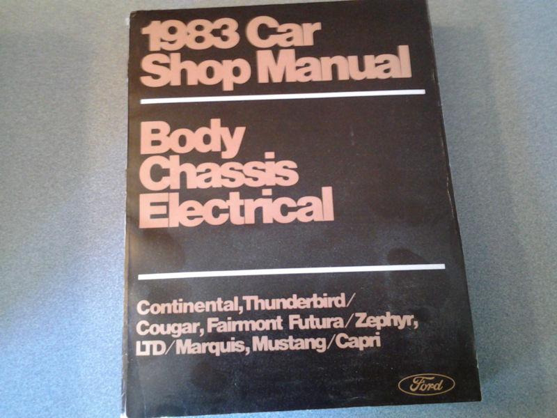 Ford manuals 1983 complete set : b,b1,d,d1, f,hc; nos