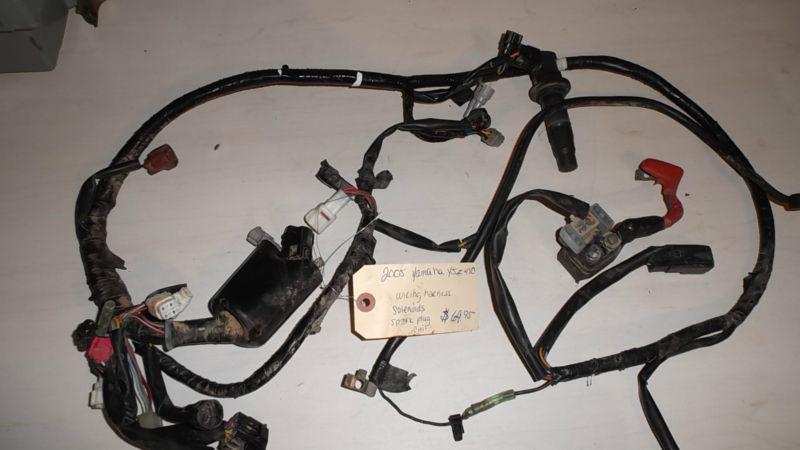 Yamaha yfz 450 yfz450 wiring harness w/ solenoids & spark plug coil (w1)