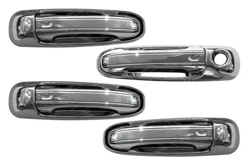 Ses trims ti-dh-144-4 07-09 chrysler aspen door handle covers suv chrome trim 3m