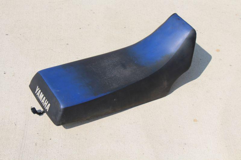 1987-2006 yamaha banshee seat oem blueand black seat cover latch foam pan k-21