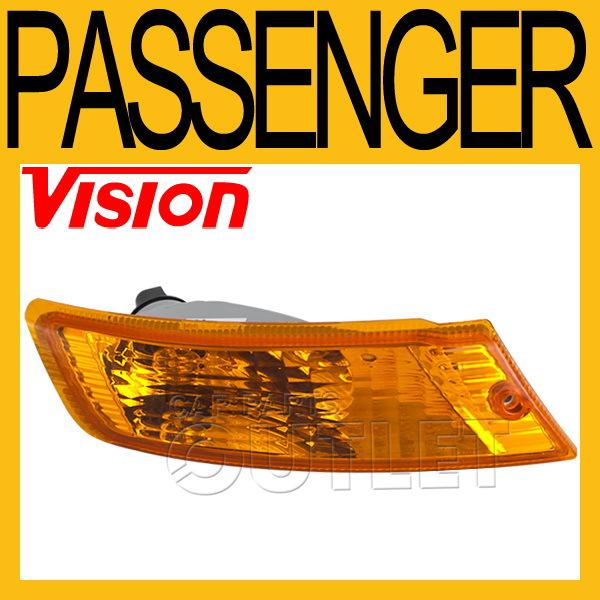 05 06 07 jeep liberty right park signal lamp ch2521143 amber lens light bulb rh