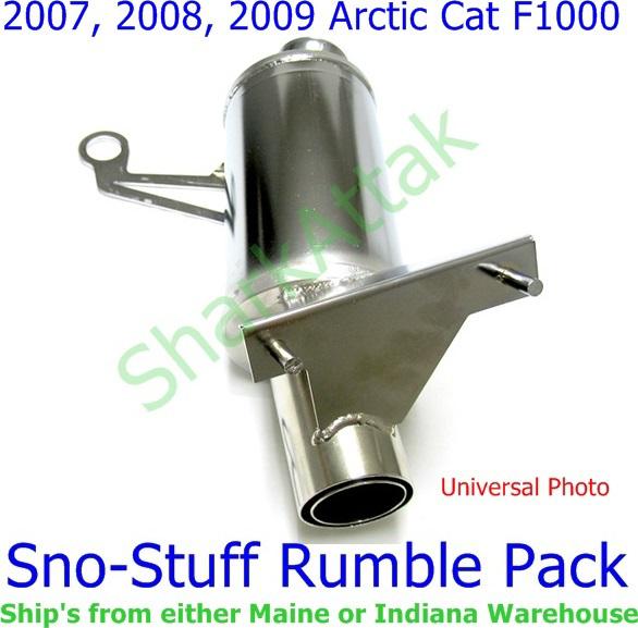 2007, 2008, 2009 arctic cat f1000 sno-stuff rumble pack
