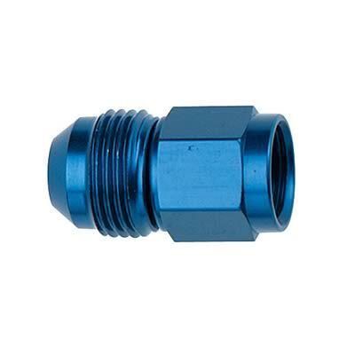 Fragola 497312 fitting reducer straight female -10 an to male -12 an blue ea