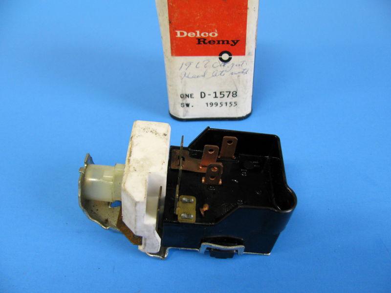 Nos 1968 1969 pontiac headlight switch 1995155 b