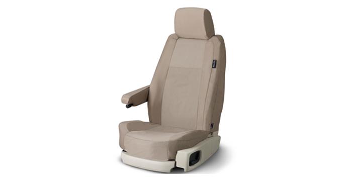 Land rover lr4 front seat covers almond - oem brand new vplas0130sva