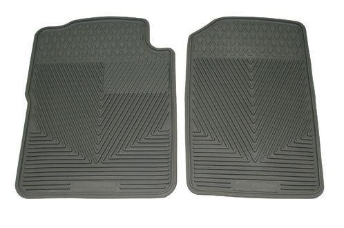 Gmc floor mats - gray front truck mats - all weather mat - fits: sierra 
