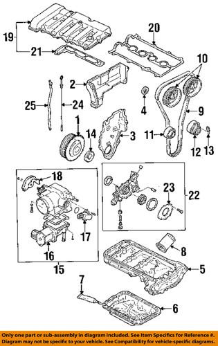 Mazda oem fs0112711 engine timing belt tensioner/timing damper