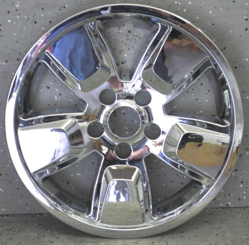 Jeep liberty chrome 16" wheel liner rim liners hubcap hubcaps 6998-16 (4 pieces)