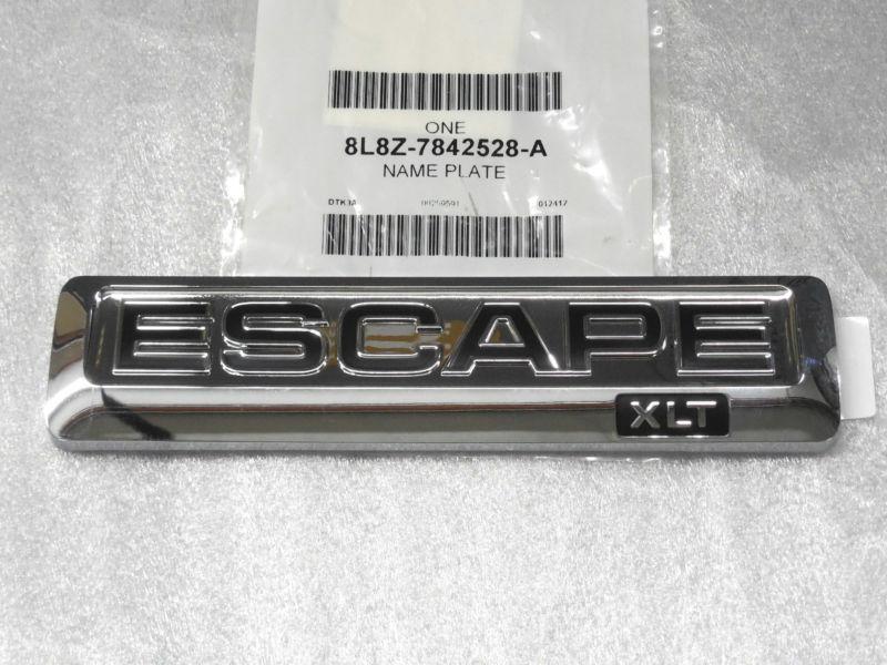 2008 2009 2010 2011 2012 ford escape xlt tailgate liftgate emblem new oem part