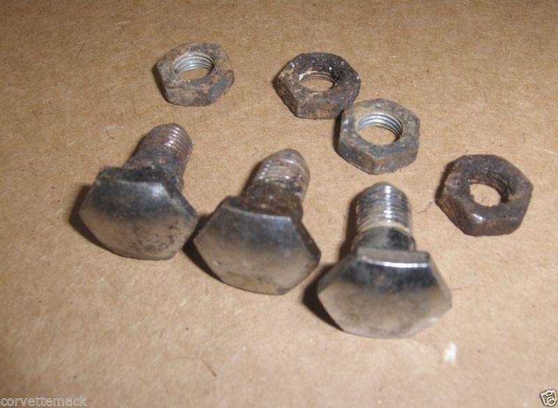 Corvette seat belt bolts and nuts 68