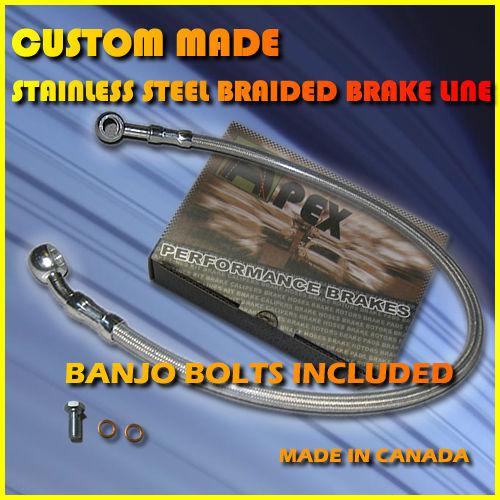Yamaha fzr750 custom stainless steel brake line hose