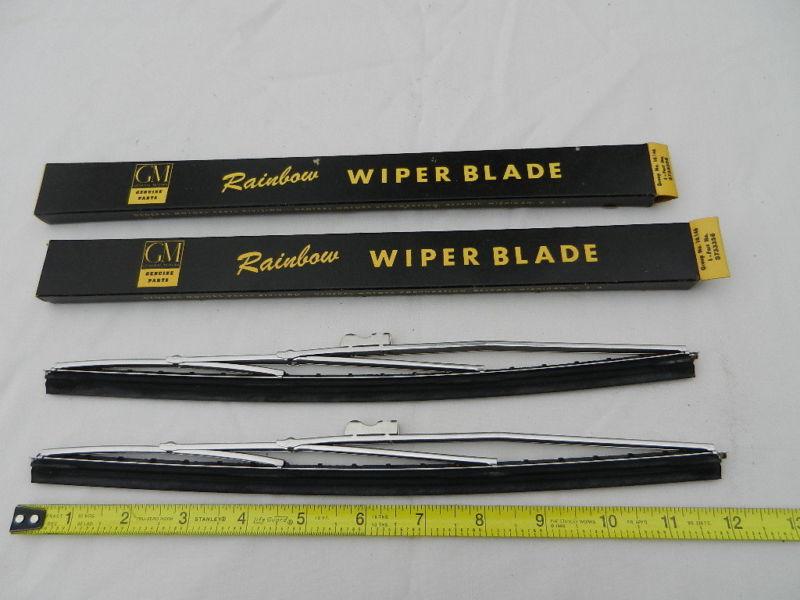 1955 56 57 bel-air nomad corvette trico 12'' windshield wipers nos # 3733356
