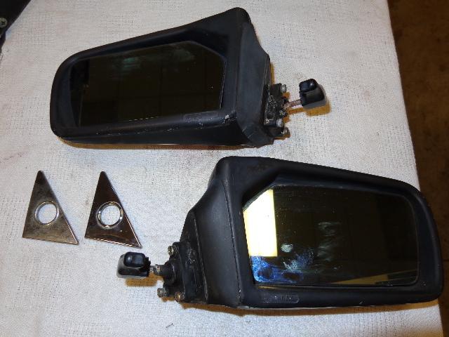 Mercedes benz w107 outer door mirrors l + r man control used orig gd cond
