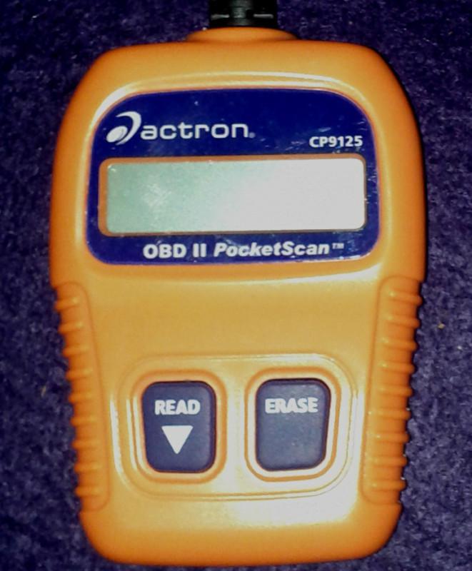 Actron pocketscan car obdii code reader cp9125