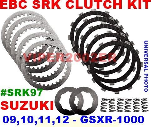 Ebc srk clutch kit suzuki 09,10,11,12 gsxr-1000 #srk97