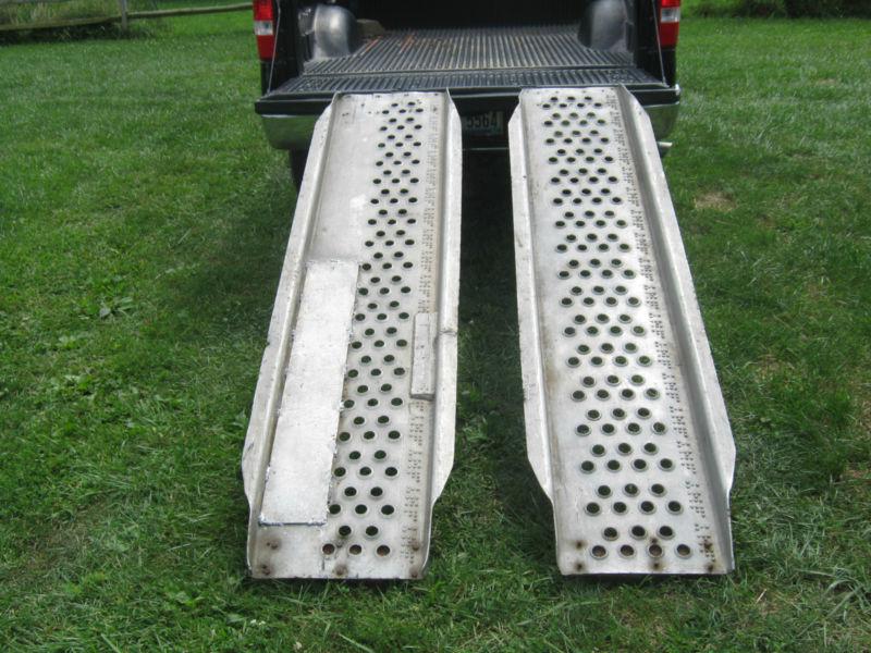 Aluminum ramps 7 feet by 15 inch heavy duty