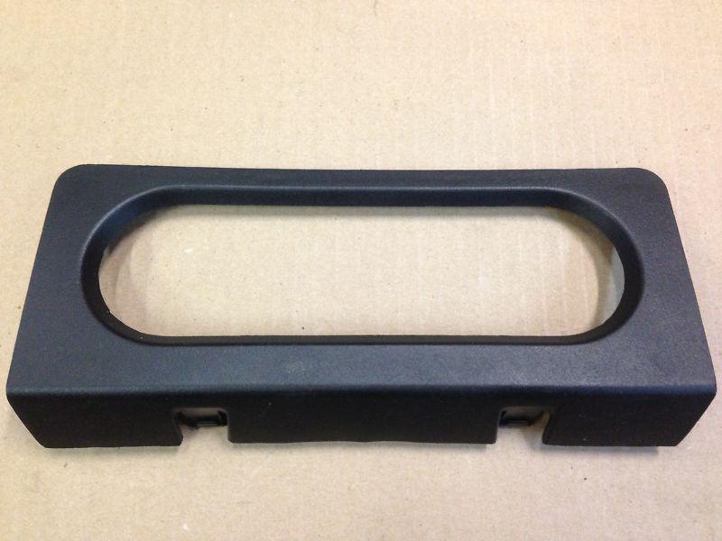 90-93 ford mustang ac & heater control panel trim cover plastic bezel oem gt lx