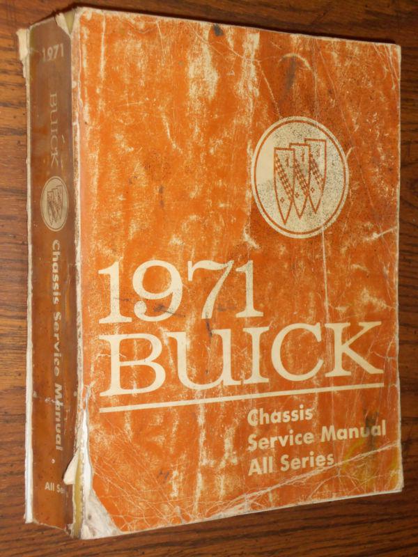 1971 buick shop manual / shop book / all series / original service book