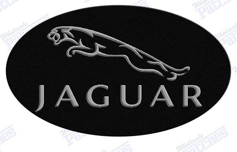 Jaguar   iron on embroidery patch auto car sports - 2.3 x 1.7 inches auto car
