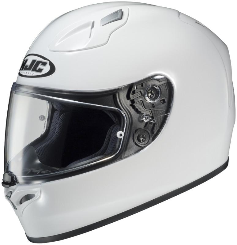 Hjc fg-17 white large l lg lrg motorcycle helmet
