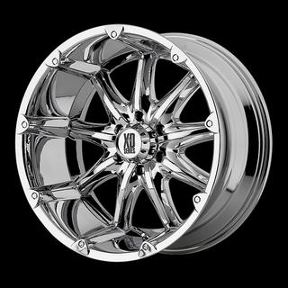 18" xd badlands chrome rims with 33x12.50x18 nitto mud grappler mt tires wheels 