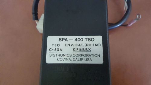 Sigtronics spa-400 intercom