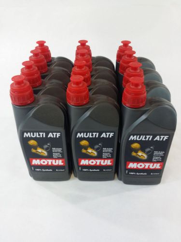 Uc253 105784 motul multi atf 1liter 100% synthetic transmission oil (12pack)