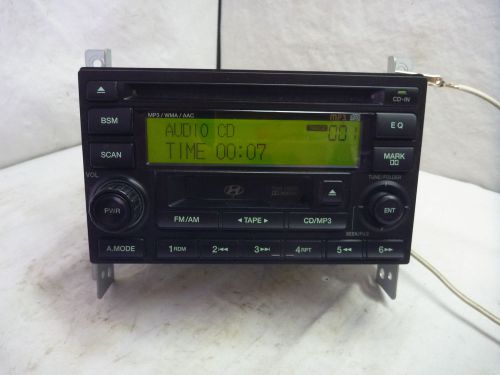 05 06 hyundai tucson radio cd cassette player 96180-2e100 bulk 2010