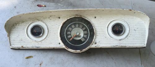 1961 - 1966 ford truck speedometer gauge cluster &amp; dash insert 1964 1962 f100