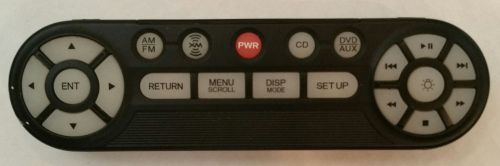 Honda odyssey dvd remote rear entertainment system