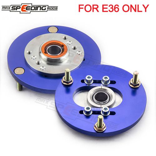 Front coilover camber plates for bmw 3 series e36 318 320 top mount caster kit