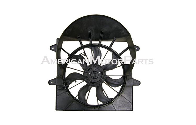 Replacement radiator cooling fan assembly 09-10 jeep grand cherokee 3.7l 4.7l