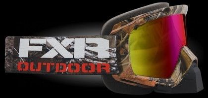 2016 fxr mission snow ski goggles - camo w/ solar lens -  one size -new