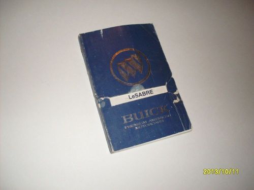 1990 buick lesabre owners manual owner&#039;s guide book original