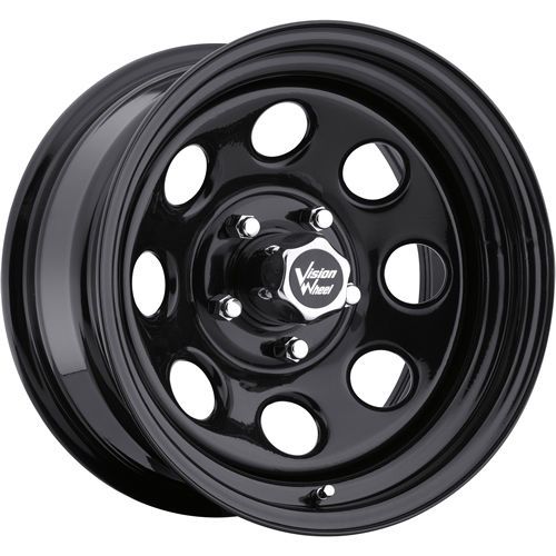 Vision 85 soft 8 16&#034; (16x8) 5x139.7 -12mm gloss black wheels rims
