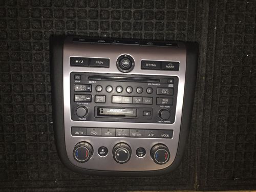 2003-2005 nissan murano bose 6 cd player with climte control  cassete free ship